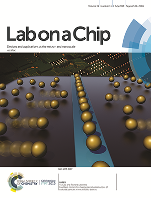 Cover of lab on a chip